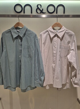 COTA 韩国代购 ON&ON/安乃安2026春 时尚衬衫 NMW6SB229 6B23