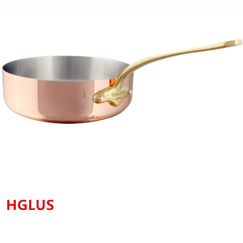 法国Mauviel 1830铜不锈钢煎锅平底锅24公分