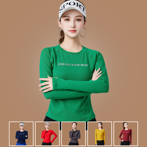 春夏新款纯棉套指广场舞长袖上衣