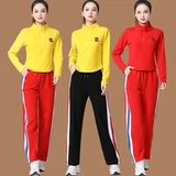 Спортивный осенний модный танцующий спортивный костюм для спортзала