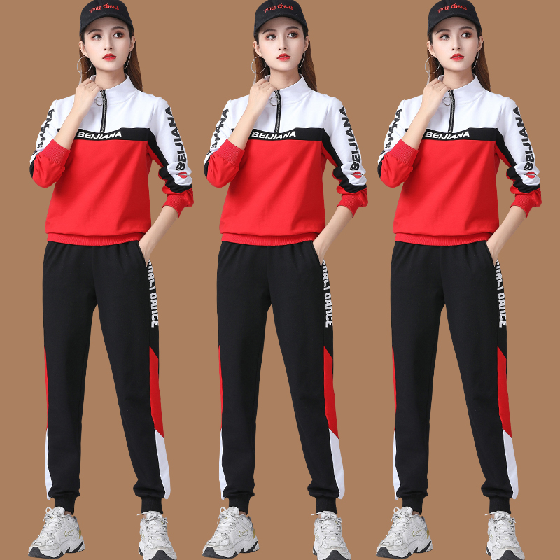 广场舞服装新款套装女纯棉曳步舞