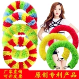 Церемония открытия игр с цветочным кольцом твердого круга