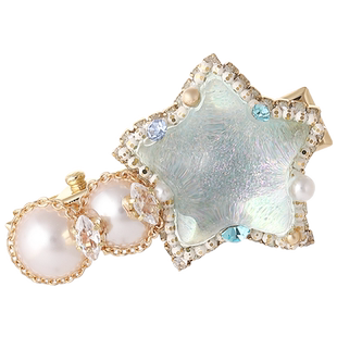 ona星星发夹女甜美可爱精致边夹抓夹彩色侧边小夹子发夹发饰发卡