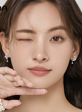 ONA星系925纯银耳环女精致轻奢小众高级感耳坠2025年新款爆款耳饰