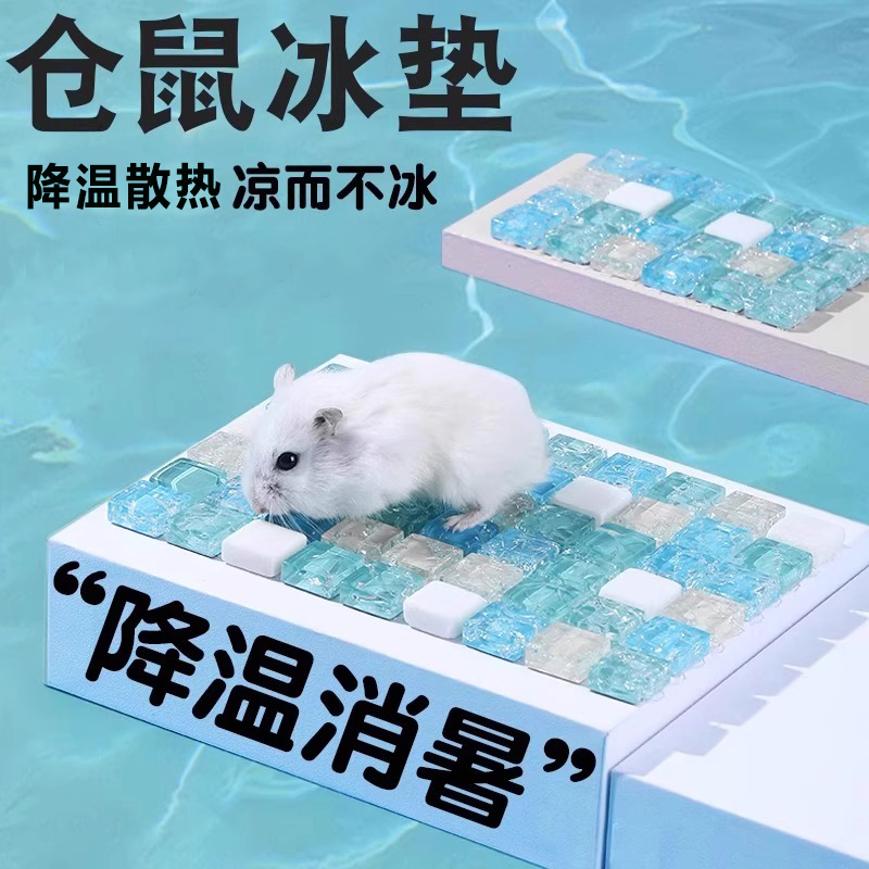 仓鼠用品冰垫夏天降温板冰窝