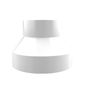 排风管烟管变径接头大小头变径圈pvc水管配件管道转换100转75变50