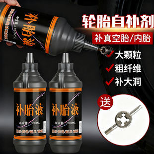 汽车补胎液工具电瓶车电动车真空自动轮胎补漏神器摩托车胎自补液