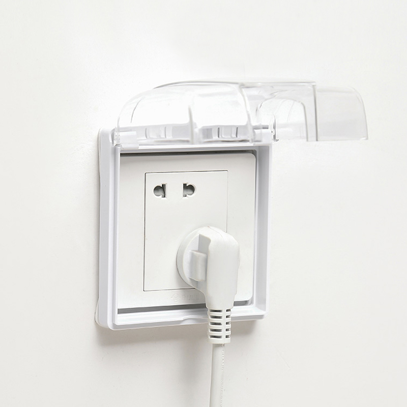 透明自粘式保护盖罩电源防溅盒