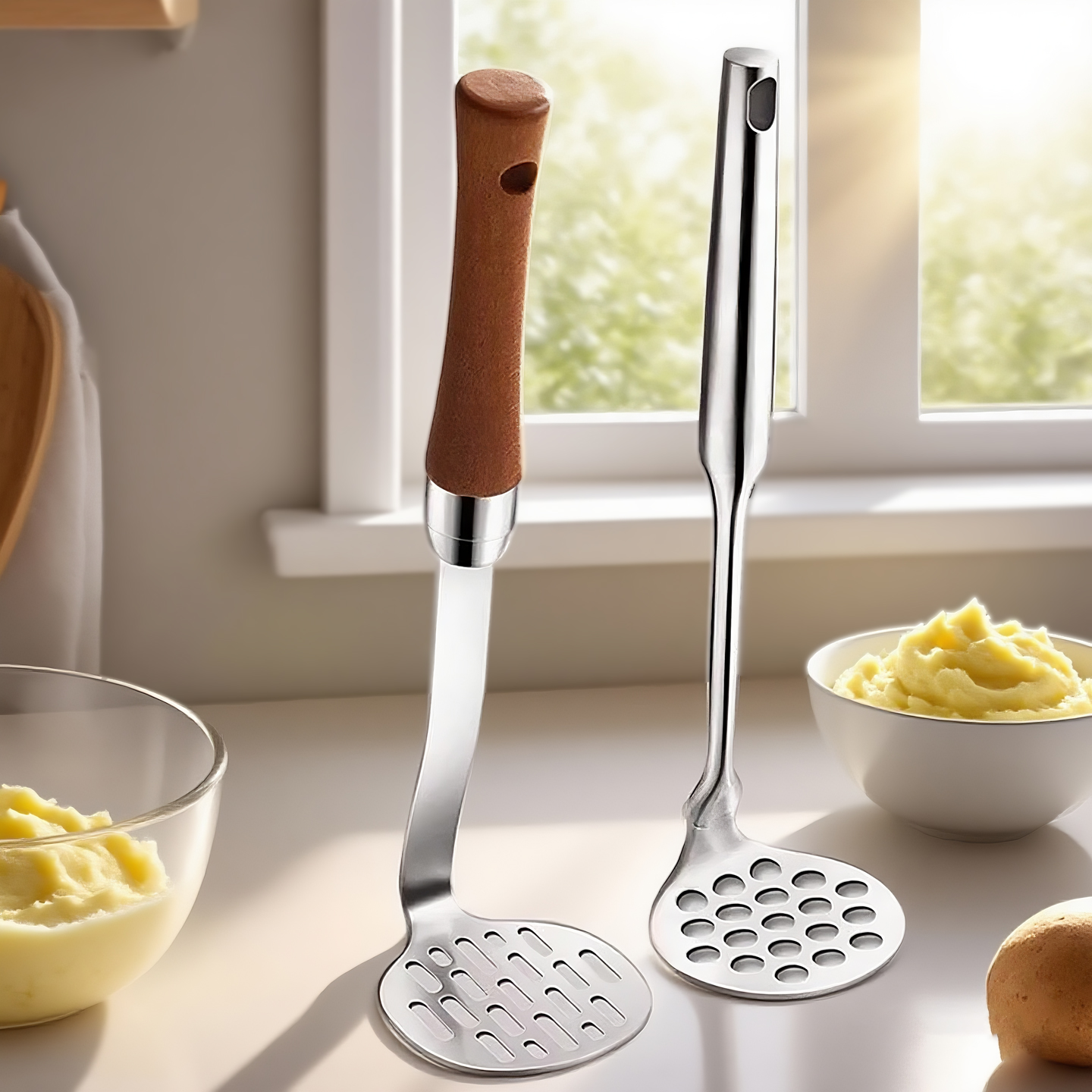 316L不锈钢婴儿辅食工具捣泥神器