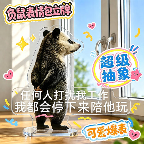 【爆款热销！】负鼠亚克力摆件