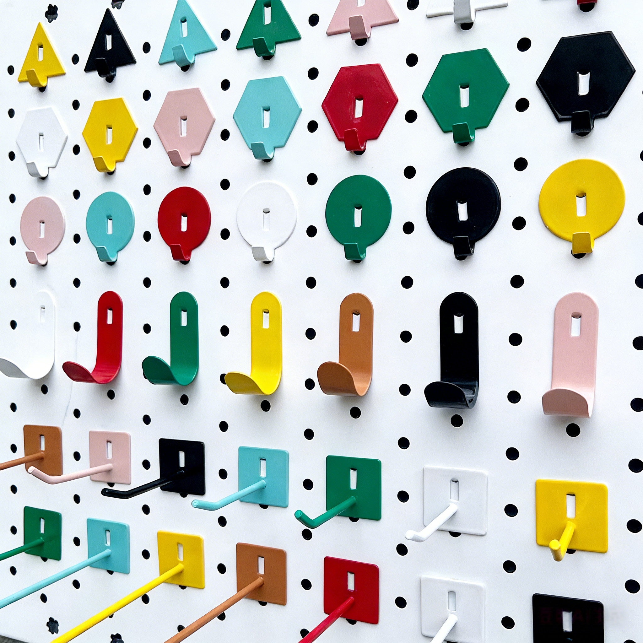 洞洞板挂钩置物架货架配件圆孔固定器6mm5mm书房多孔板展示收纳架,收纳整理,收纳洞洞板,淘宝优惠券,粉丝福利购,淘宝优惠卷