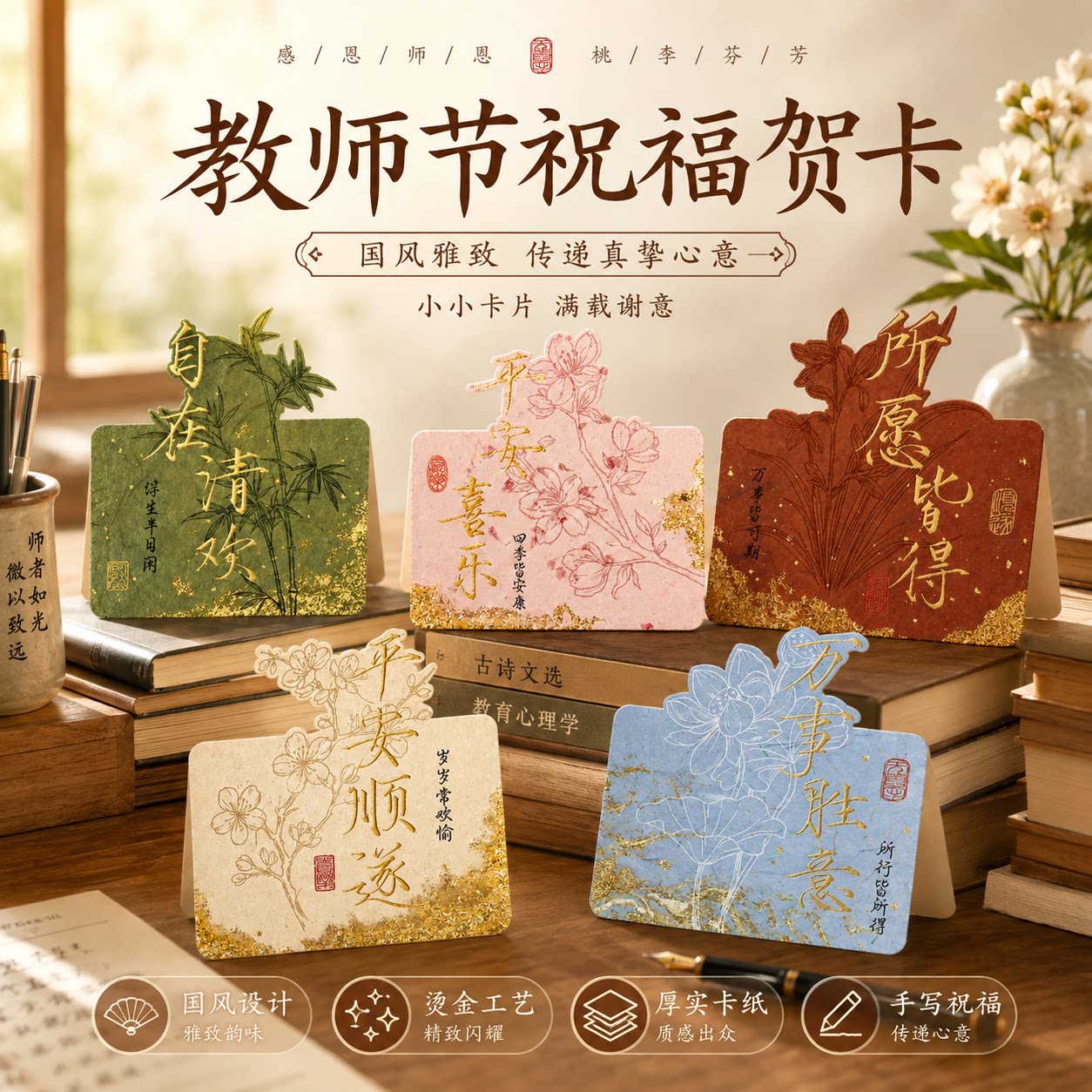 送老师谢师恩教师节贺卡创意卡片图片