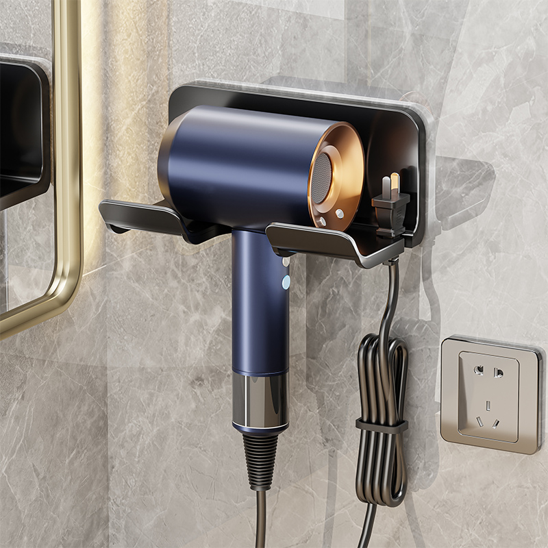 吹风机置物架免打孔卫生间壁挂架