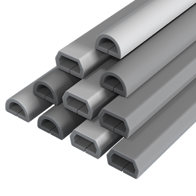 pvc线槽明装自粘防踩隐形装饰家用明线电线网线遮挡软走线槽