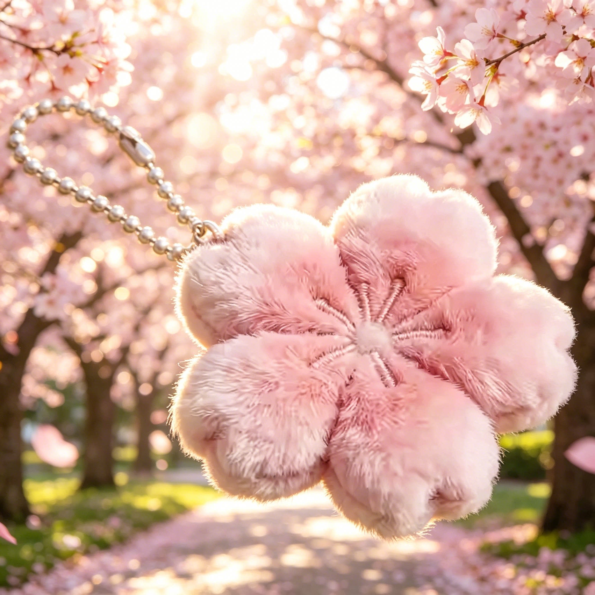 樱花包包挂件装饰钥匙挂件2026年新款小玩偶可爱治愈小饰品钥匙链