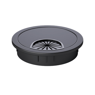 电脑办公桌书桌面台式电脑线孔盖穿线盒办公桌穿线孔盖板走过线盒