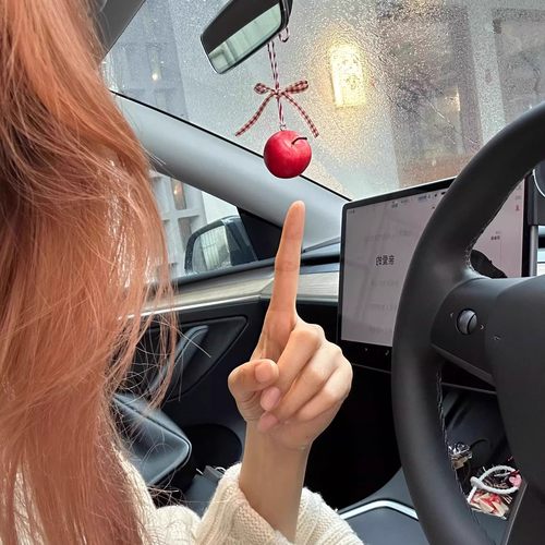 苹果车挂汽车车内后视镜挂件