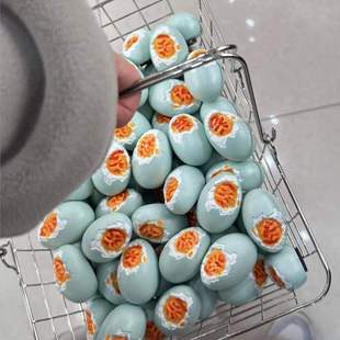 新颖抽象冰箱贴东北美食咸鸭蛋立体磁性装饰贴伴手礼送人礼物搞怪