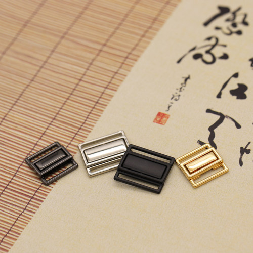 简约长方形金属腰带扣对扣服装钮扣女装羊绒大衣外套羽绒服搭扣