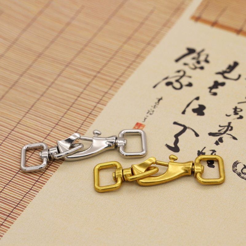 设计感高档金属龙虾钩女上衣大衣对扣箱包连接扣对钩扣装饰扣子