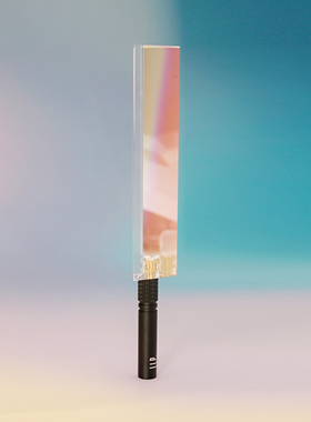 LLP三棱体光线水晶光晕镜头棱镜炫光附件怪手手持VLOG摄影师道具