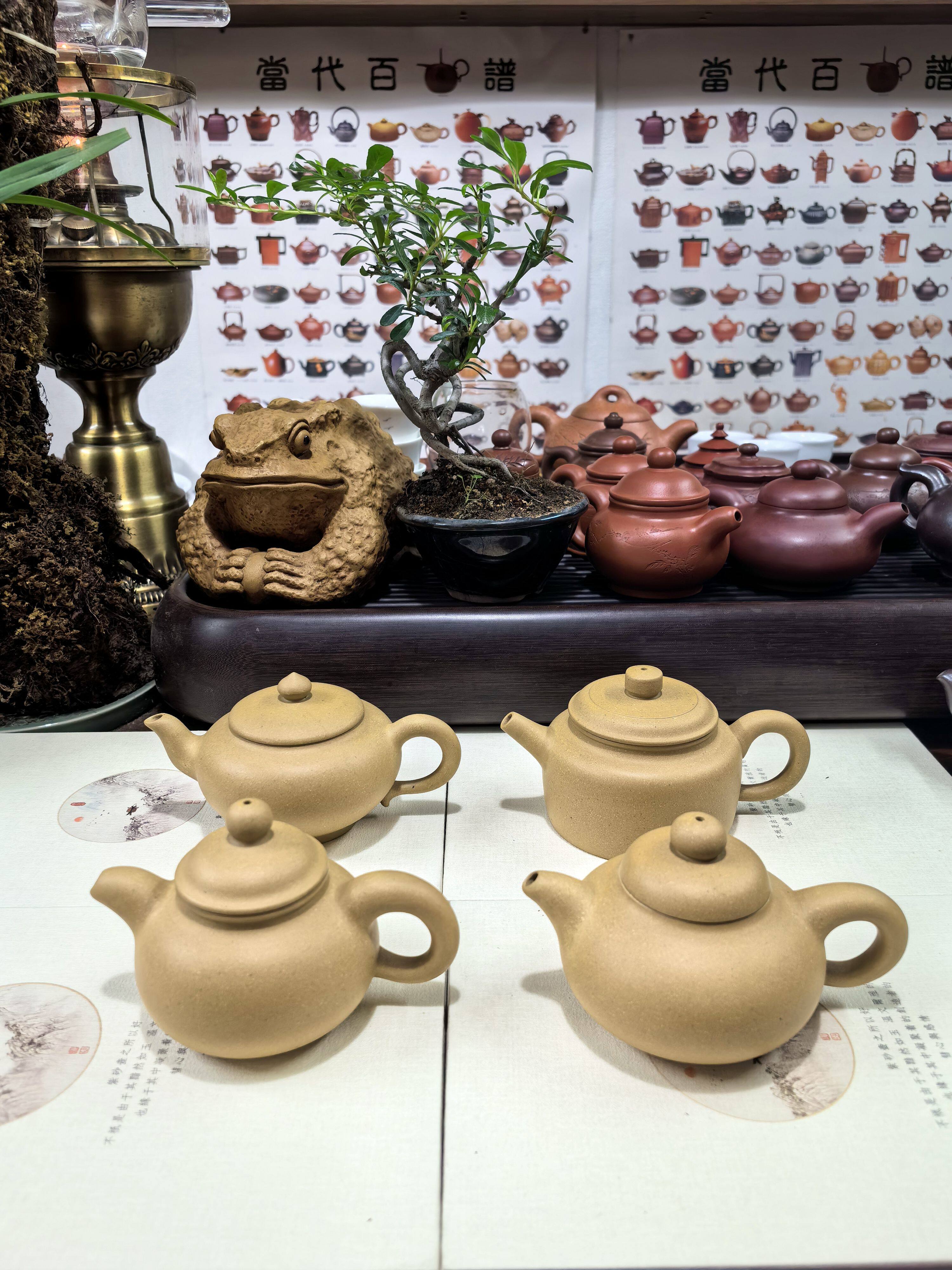 鲍学勤紫砂壶 潮汕总代理茗香清泉清影潘壶三脚丰韵 丰华德钟