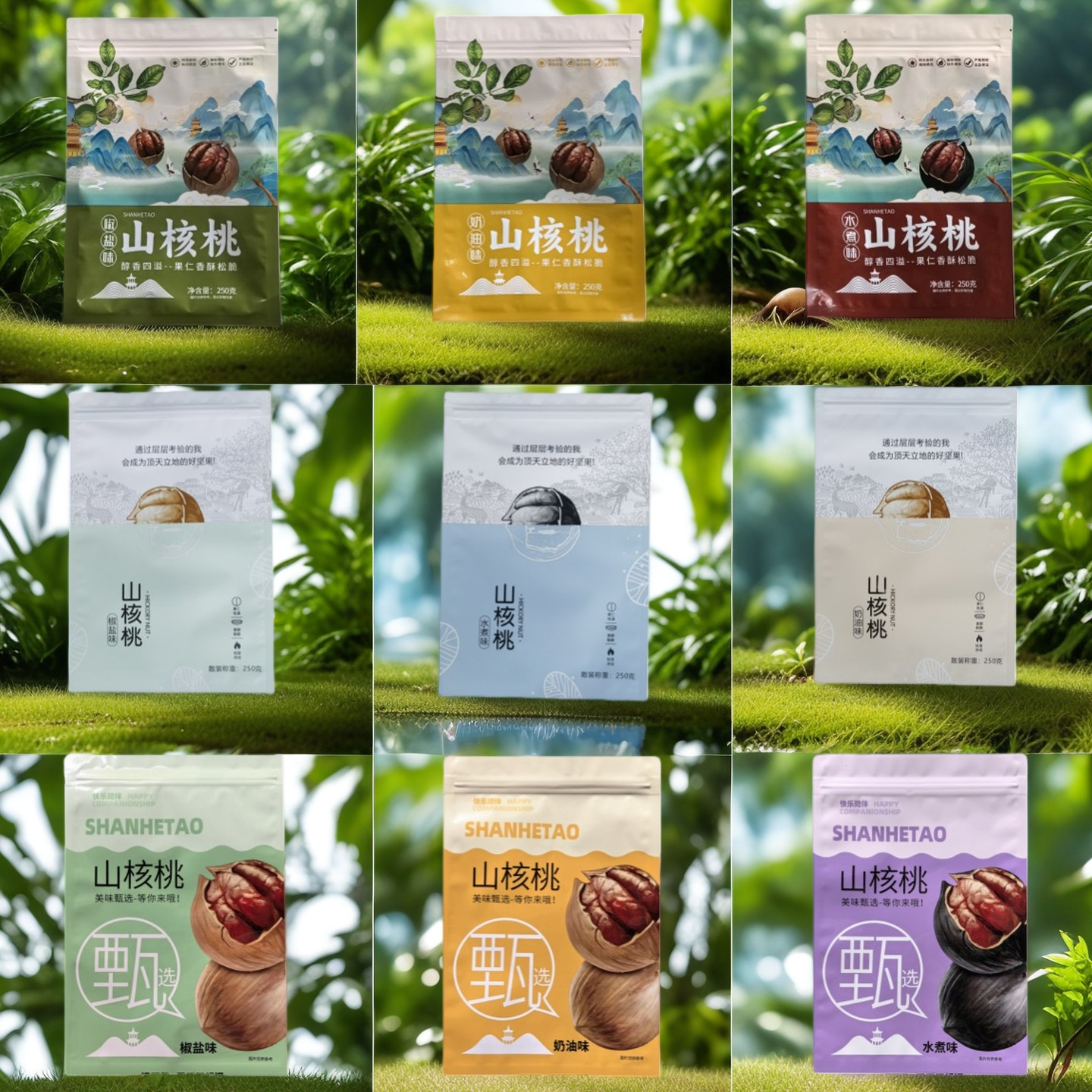 山核桃自封袋拉链袋塑料包装自封袋新款通用加厚临安小核桃自封袋