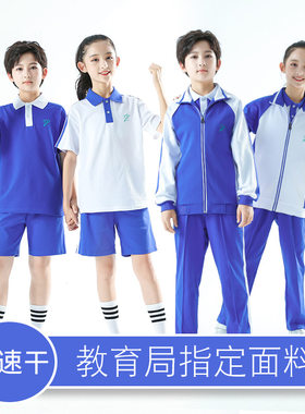 深圳校服小学生班服短袖冬装外套礼服长短校裤运动服裤子批量定制