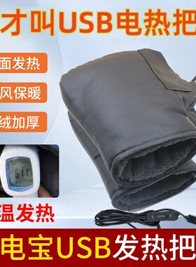 加厚防风电热手套领路者加厚