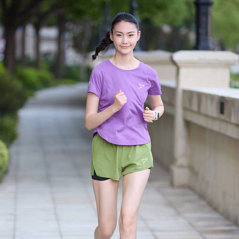 多威战神4代运动短裤女款专业马拉松户外健身跑步休闲纯色训练裤