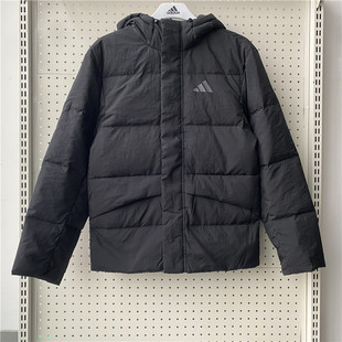 Adidas/阿迪达斯LINEAR男士连帽运动耐穿羽绒服KQ5519