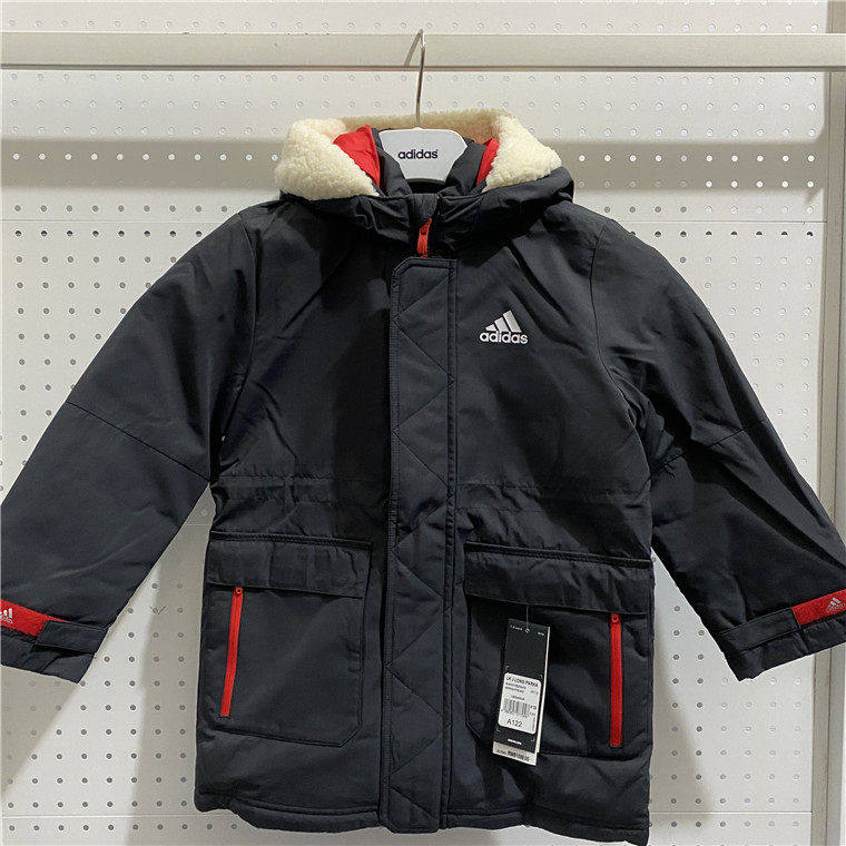阿迪达斯 adidas 小童装冬季训练羽绒服 外套 夹克DM7120