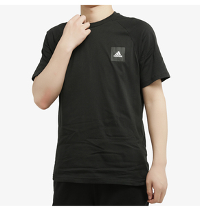 T恤 Adidas阿迪達斯男裝 夏季 透氣舒適圓領運動短袖 FL4003