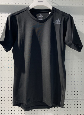 Adidas 阿迪达斯 男子运动训练透气舒适健身跑步短袖 T恤 CE0876