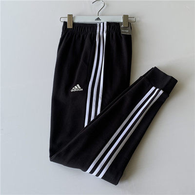 阿迪达斯男针织长裤运动裤收口