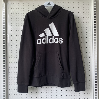 adidas/阿迪达斯 男子经典大LOGO连帽套头衫卫衣外套 CW3861