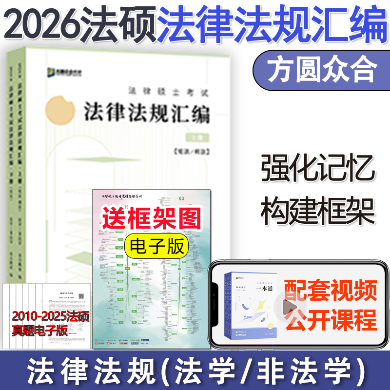 2026众合法硕法律法规汇编