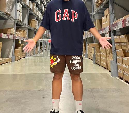 Gap男女夏季情侣运动上衣