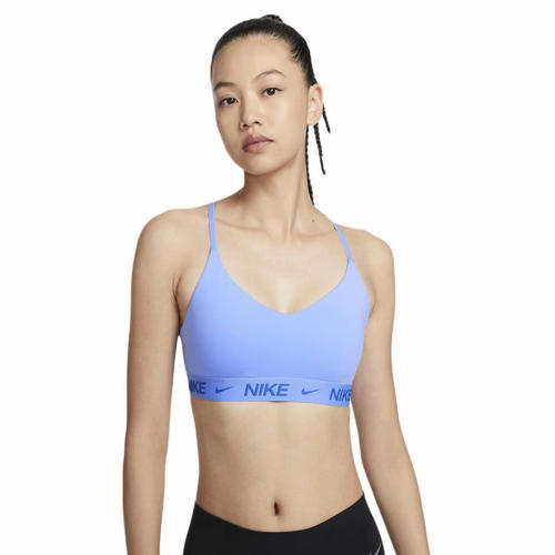 耐克女装2024冬季低强度细肩带可拆卸胸垫速干运动内衣FD1063-494