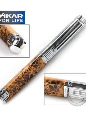 美国Xikar Scribe Pipe Lighters西卡烟斗打火机斜出火钢笔造型