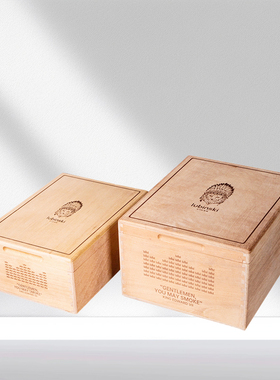 Lubinski鲁宾斯基雪茄醇化盒 雪松木实木雪茄盒 醒茄保湿盒