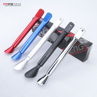 PTENG可调边撑适用小牛UQI+UB/U2九号机械师M90感应侧撑加厚脚撑