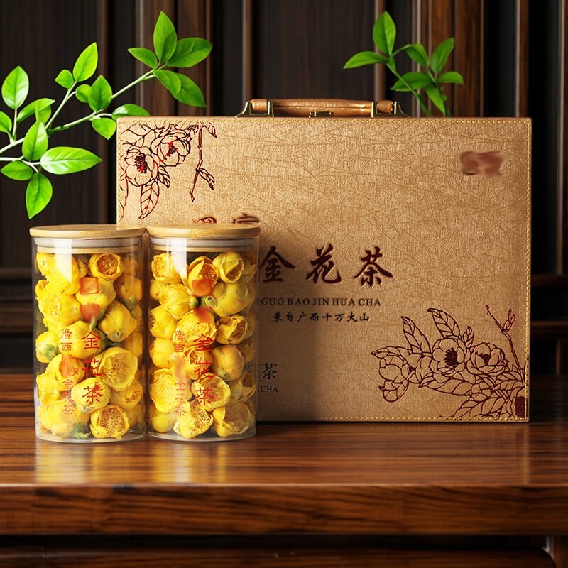 金花茶礼盒装非野生非特级广西特产防城十万大山冻干花茶花朵包邮