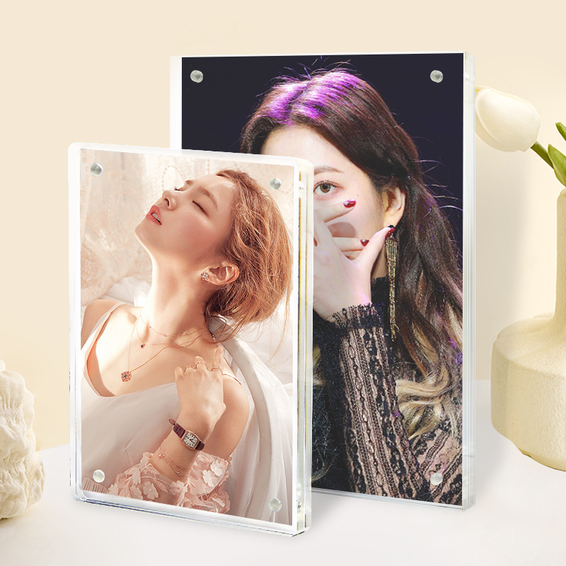 免费打印照片磁吸亚克力相框简约