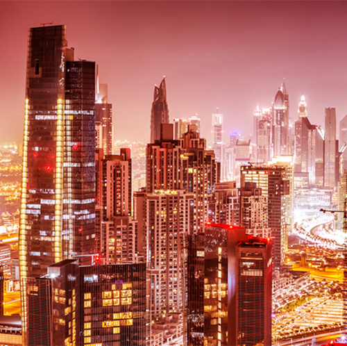 B179迪拜现代都市建筑风光风景城市高清图片素材摄影照片背景夜景