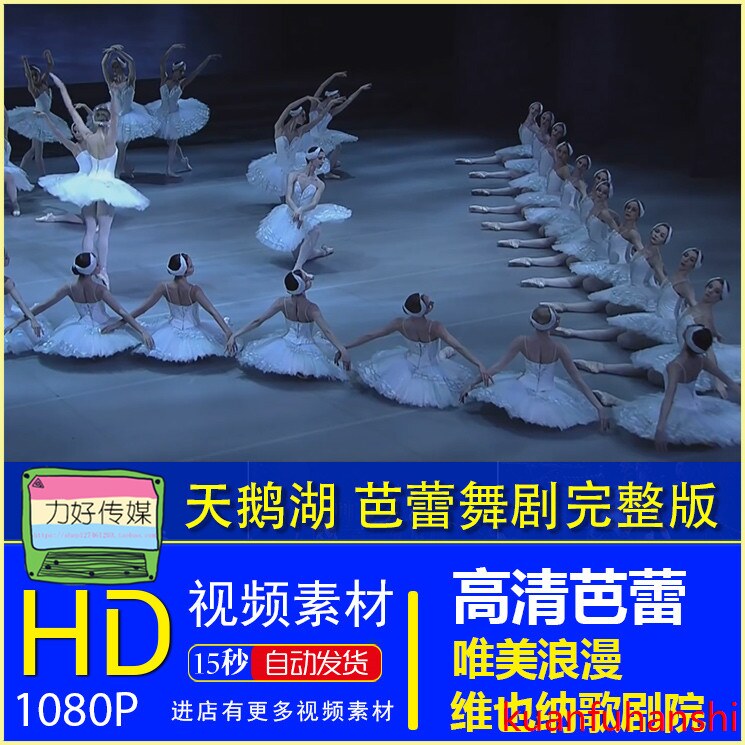 天鹅湖 维也纳国家歌剧院2014年完整版 高清芭蕾 舞蹈视频素材图片