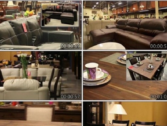 TB高清实拍视频素材faymonds家具商中文广告沙发组合材质实木桌椅