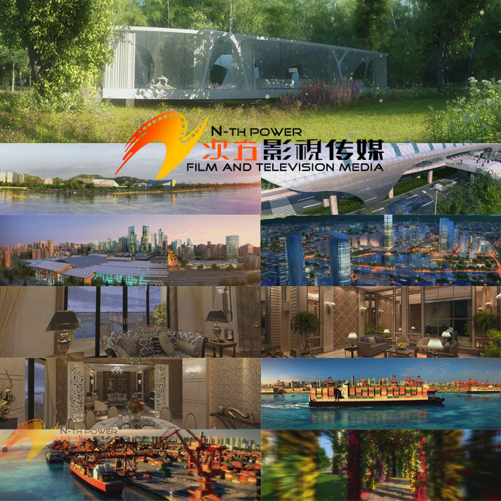 3D建筑漫游三维建筑游历动画高清视频素材代找