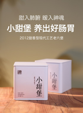 【谭爱云/吴峻作品】2012年小甜堡 非遗六堡茶80g*2罐