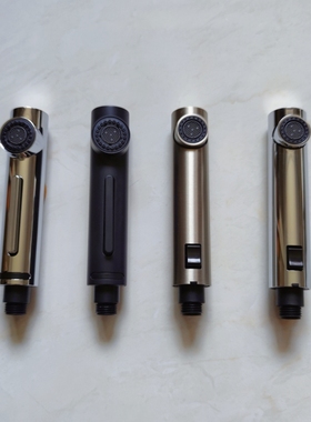 摩恩L型抽拉单孔单把手抽取厨房水槽龙头GN67100SRS黑色白色